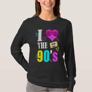 T-shirt 90s Moto rétro I Love 90's