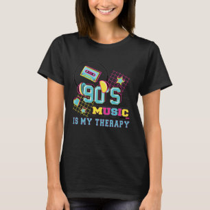 T-shirt 90s Music Is My Therapy 90s Party Outfit