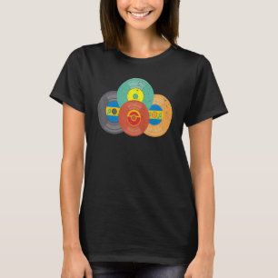 T-shirt 90s Musique 1990s Theme Party Vinyl Retro Années 9