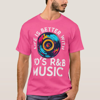 T-shirt 90'S Musique Rb Pour Hommes Filles Rnb Lover Rhyth
