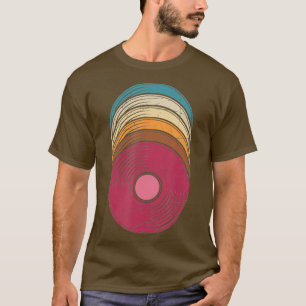 T-shirt 90s Musique Vintage Vinyl Theme Party Disco Cadeau