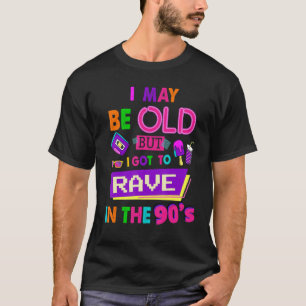 T-shirt 90s Pour Femmes Rave Outfit & 90s Festival Costume