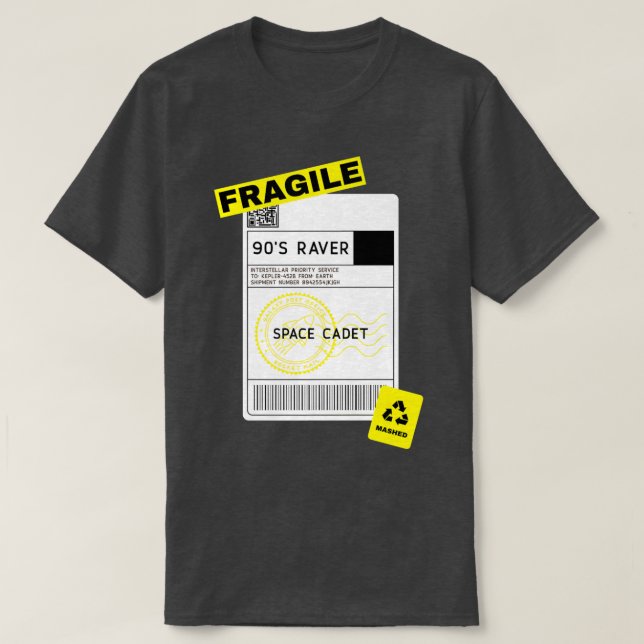 T-shirt 90s Rave Funny EDM Classic House Music Techno Tech (Design devant)