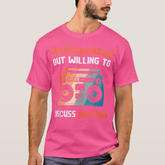 T-shirt 90S Rb Introverted Mais Prêt À Discuter De 90S Rnb
