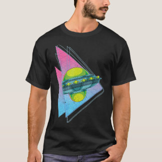 T-shirt 90s Vaporwave Ufo Extraterrestrial Science Fiction