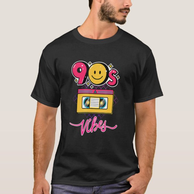 T-shirt 90s Vibe 1990s Fashion 90s Theme Outfit Nineties (Devant)