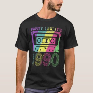 T-shirt 90s Vibe Vintage Ninety Party Comme C'est 1990 Rét