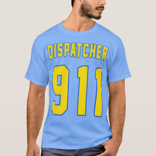 T-shirt 911 Dispatcher avec le drapeau américain à l'arriè