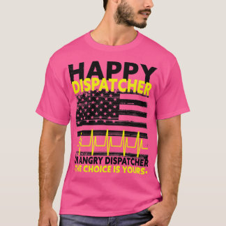 T-shirt 911 Dispatcher d'incendie de l'exploitant Premier 