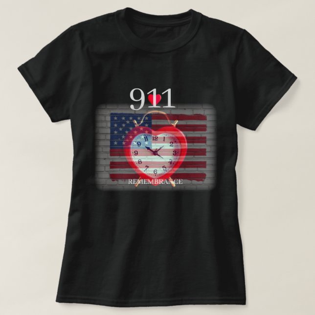 T-SHIRT 911 REMEMBRANCE (Design devant)