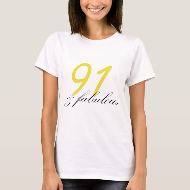 T-shirt 91 et fabuleux (Devant)