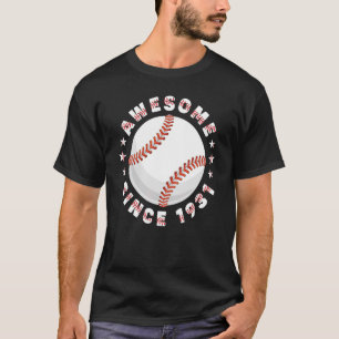 T-shirt 91e anniversaire stupéfiant depuis 1931 91 ans Bas