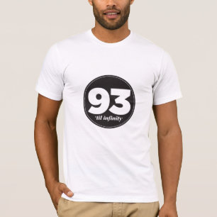 T-shirt 93' jusqu'à la pièce en t d'infini