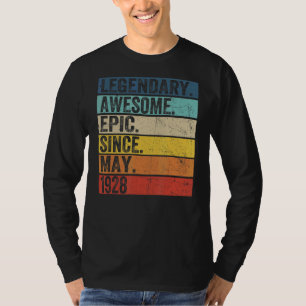 T-shirt 94e anniversaire Légendaire Épopée incroyable depu