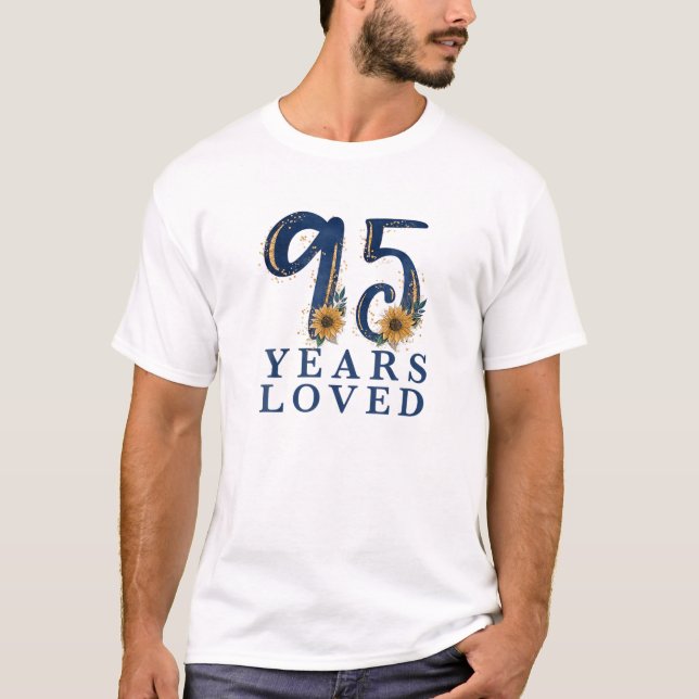 T-shirt 95 Ans | Grand-Mère 95E Fête D'Anniversaire | 95 Y (Devant)
