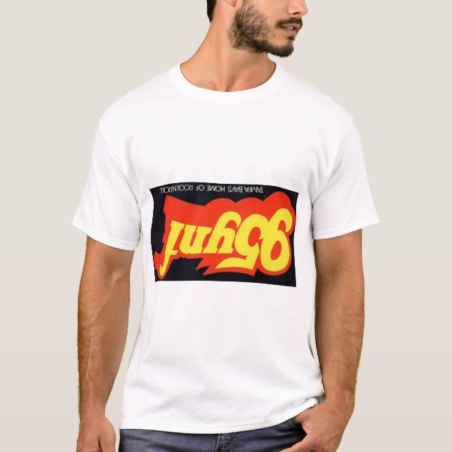 T-shirt 95 ynf tampa bay home of rock n roll t shirt (Devant)