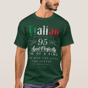 T-shirt 95e Birthday Poison Italian Age 95 years old born