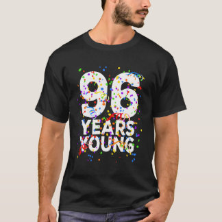T-shirt 96 Ans Jeune Heureux 96E Pour