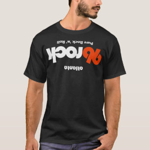 T-shirt 96 Rock Atlanta à l'envers vers le bas foncé