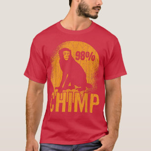 T-shirt 98 Chimp Monkey Funny Monkeys Animal Lover Graphic