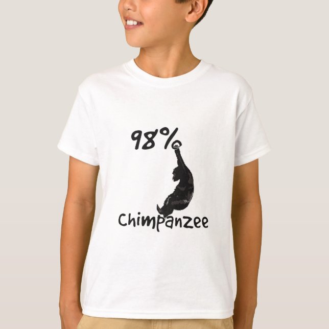 T-shirt 98% Chimpanzé (Devant)