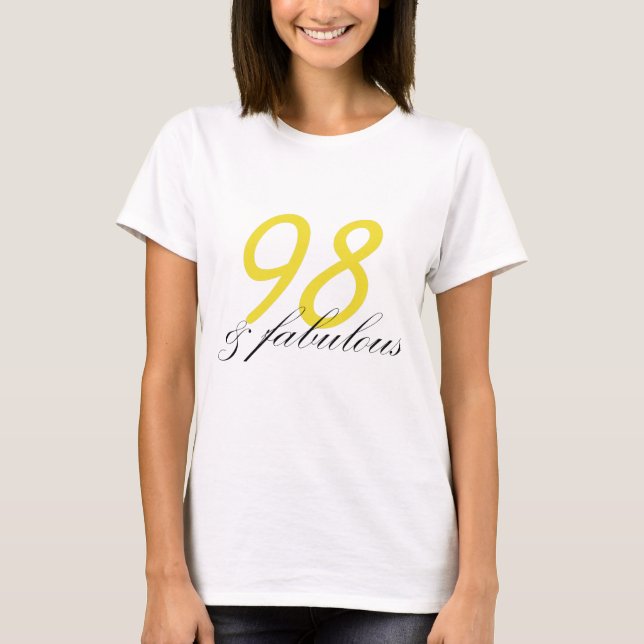 T-shirt 98 et fabuleux (Devant)
