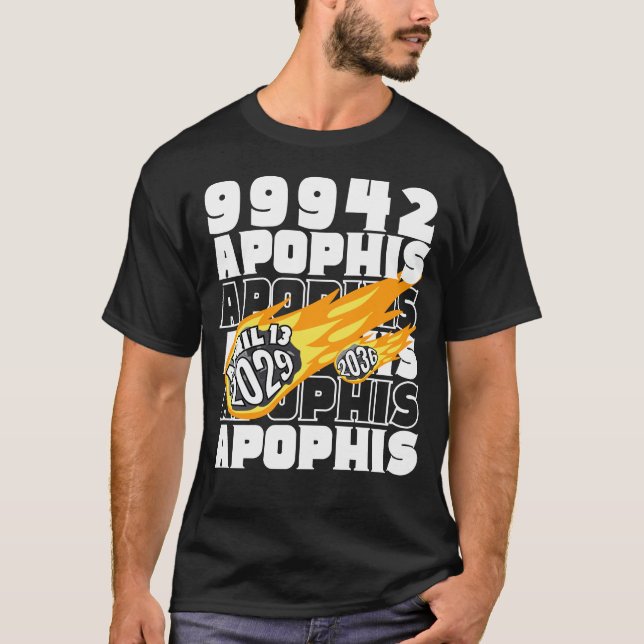 T-shirt 99942 Astéroïde APOPHIS 2029 2036 (Devant)