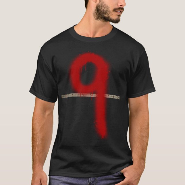 T-shirt 999" porte 9" chemise (Devant)