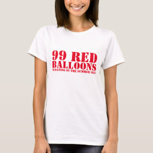 T-shirt 99 ballons rouges