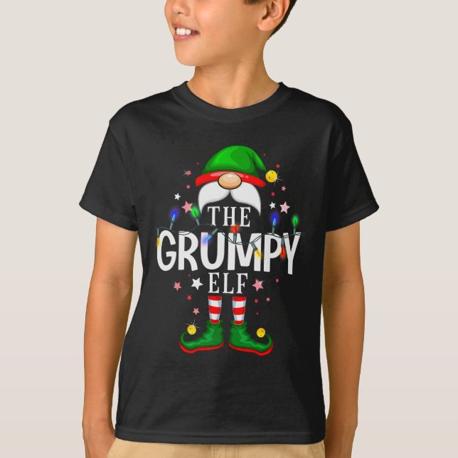 T-shirt 99 Matching Christmas Elf Family Pjs - The Mpy Elf (Devant)