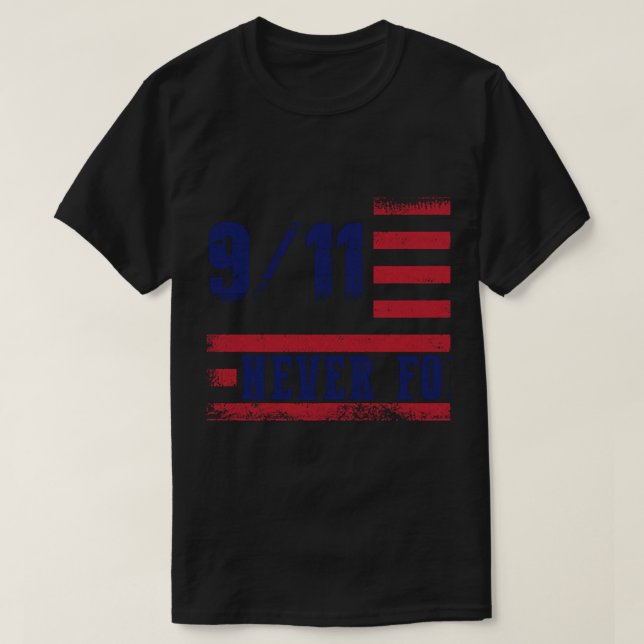 T-shirt 9 11 N'oubliez jamais (Design devant)