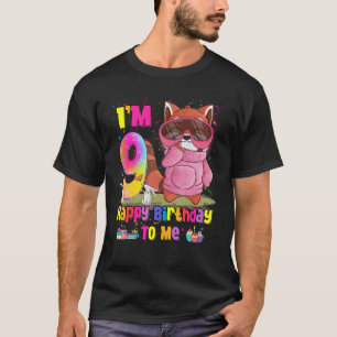 T-shirt 9 Ancienne fille Princesse Little Red Panda 9e Bir