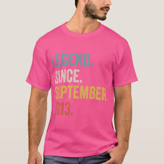 T-shirt 9 Ancienne légende depuis septembre 2013 9e annive