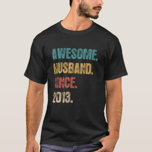 T-shirt 9 Anniversaire Mariage Pour Lui Épatant Mari Sin