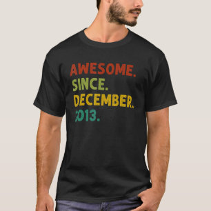 T-shirt 9 ans Awesome depuis Décembre 2013 9e naissance