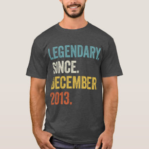 T-shirt 9 ans légendaire depuis décembre 2013 9e oiseau