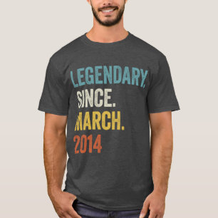 T-shirt 9 ans légendaire depuis mars 2014 9e anniversaire2