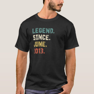 T-shirt 9 Ans Légende depuis juin 2013 9e anniversaire 2