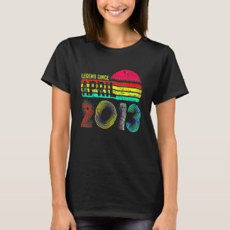 T-shirt 9 Ans Retro Anniversaire Légende Depuis Avril 2011