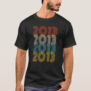 T-shirt 9 ans Vintage 2013 9e anniversaire