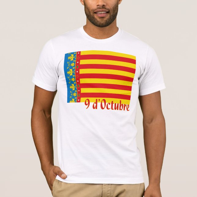 T-shirt 9 d'Octubre Camisa (Devant)