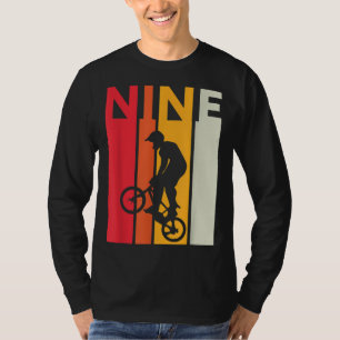 T-shirt 9e anniversaire 9 ans enfants Bmx vélo Lover B jou