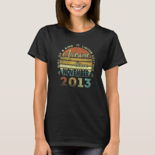 T-shirt 9e anniversaire Awesome depuis novembre 2013 9 Ann