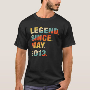 T-shirt 9E Anniversaire Cadeaux 9 Ans Légende Depuis Le 20