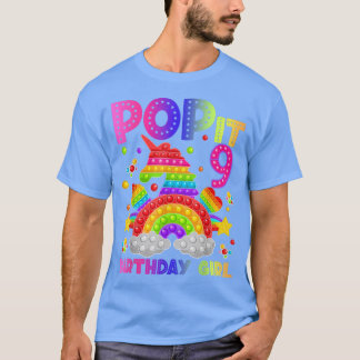 T-shirt 9e anniversaire Fidget Jouet Pop It Anniversaire F