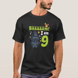 T-shirt 9e anniversaire Gorilla Thématique fête d'annivers