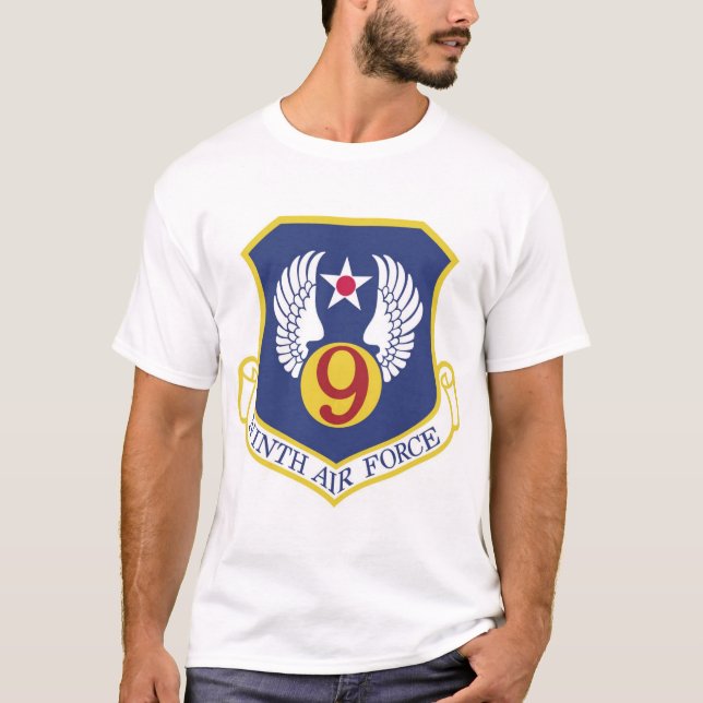 T-shirt 9e armée de l'air américaine (Devant)