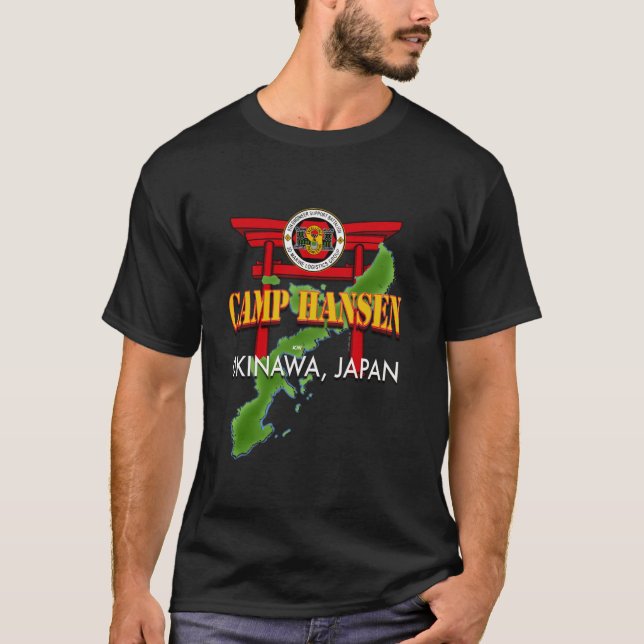 T-shirt 9e Bataillon de soutien du génie Camp Hansen Okina (Devant)
