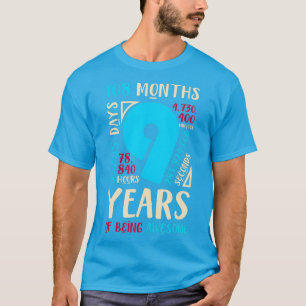 T-shirt 9th Birthday Gifts Son Daughter Nine 9 Year Old