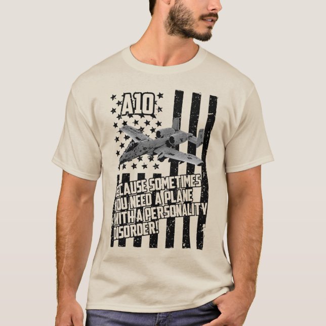 T-shirt A-10: Unyielding Combat Support (Devant)